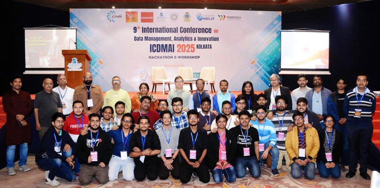 ICDMAI 2025 hackathon team and event moment